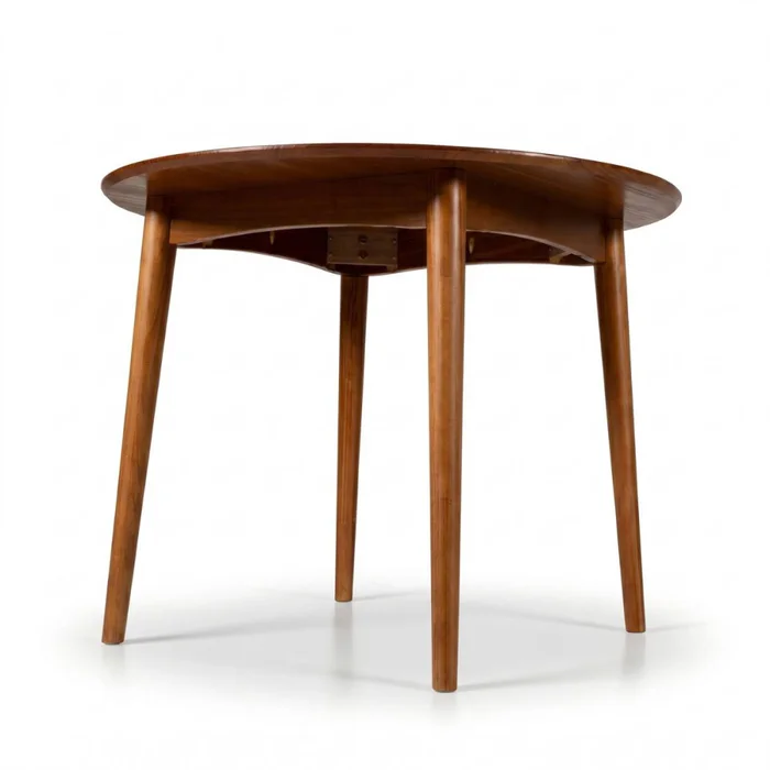 Mesa de Comedor Olmo - Redonda - 100 - Honey en Marrón - Mesas de comedor, Uruguay | NYR, vista 3