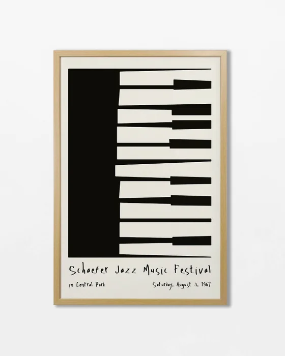 Jazz Music Festival N.01 en Multicolor - Láminas, Uruguay | La Cuadrería