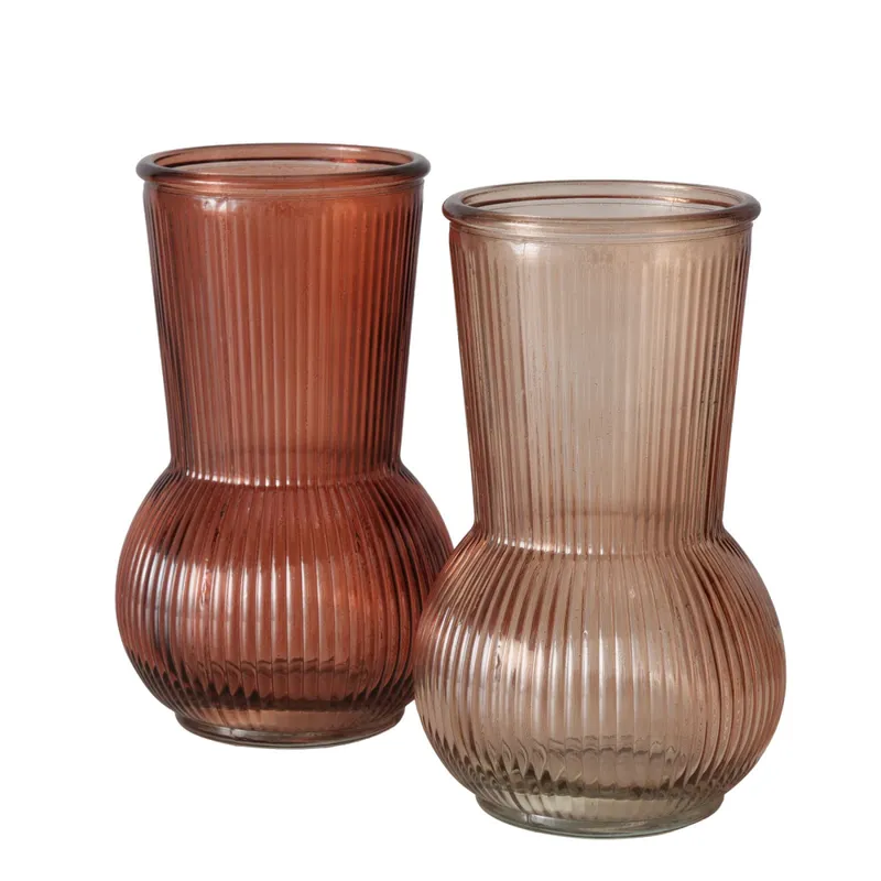 Jarrón Vidrio Vidrio Multicolor 2061061 en Terracota - Jarrones, Uruguay | Divino