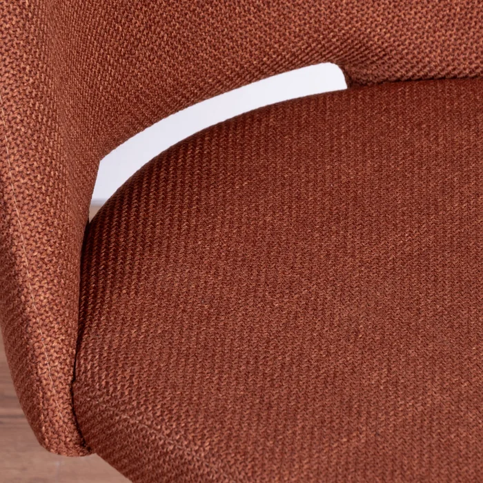 Silla De Oficina Madera-y-tela Amarillo Hera en Naranja - Escritorios y sillas de escritorio, Uruguay | Divino, vista 3