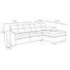 Sofá C/chaise Más De 4 Cuerpos Tela Gris Detroit en Gris - Sillones y sofás, Uruguay | Divino, vista 7 de 7