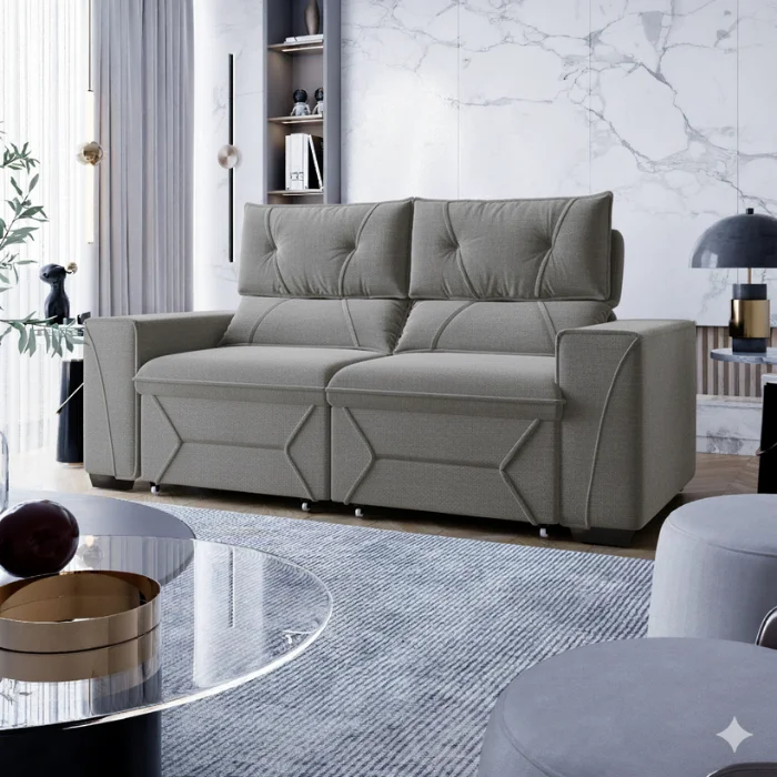 Sofa Dalaman 2,06m en Violeta, Azul Marino, Pena, Linho, Animalle - Sillones y sofás, Uruguay | Casa Brava, vista 4