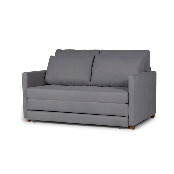 Sofá Cama Niki - Tela Microfibra - 9903 (Soft Gris) en Gris - Sillones y sofás, Uruguay | NYR