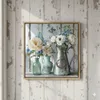 CUADRO CANVAS 30x30cm JARRÓN FLORES - Decoración de pared, Uruguay | Decohogar, vista 3 de 3