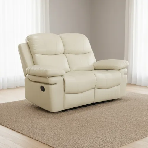 Sillón Reclinable 2 Cuerpos Pu Natural-beige Mr2138 Cream en CREAM - Sillones y sofás, Uruguay | Divino