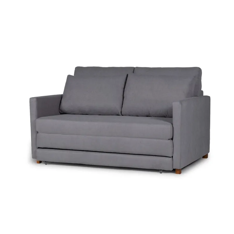 Sofá Cama Niki - Tela Microfibra - 10287 (Tostado) en Marrón - Sillones y sofás, Uruguay | NYR