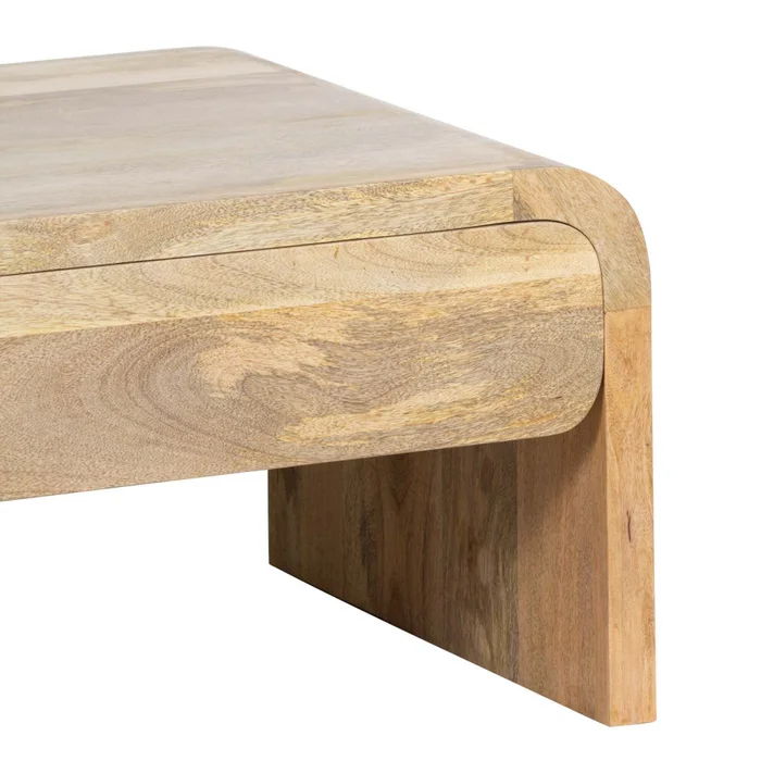 Mesa Ratona Mdf-y-madera Natural-beige Concordia Natural en Madera natural - Mesas de living, Uruguay | Divino, vista 5