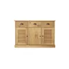 Aparador - 3 Puertas - 3 Cajones - Línea Oslo - Natural en Madera natural - Aparadores y recibidores, Uruguay | Ecowood, vista 4 de 4