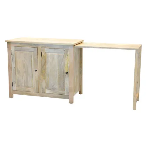 A172 Aparador + barra 110x55x92 en Madera natural - Aparadores y recibidores, Uruguay | Victoriana, vista 2