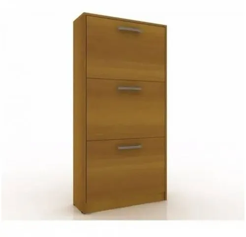 Zapatera 3 puertas 18 pares Tabaco - Respaldos de cama, Uruguay | Que Sal Muebleria