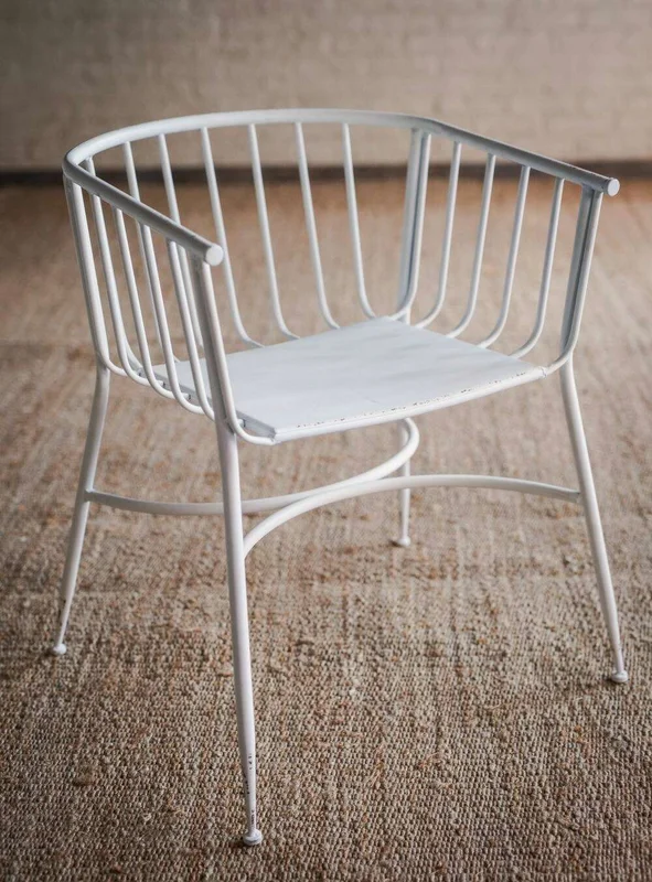 BUTACA / SILLA DE METAL WHITE en Blanco - Sillas, Uruguay | La Iberica, vista 7