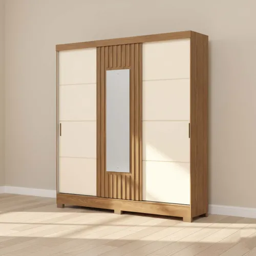 Placard 3 Puertas Mdf-y-mdp Blanco B376 en Blanco - Roperos y placares, Uruguay | Divino