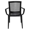 Silla Victoria Con Posa brazos en Polipropileno - Color negra - 92042/009 en Negro - Sillas, Uruguay | Champagne Home, vista 1 de 5
