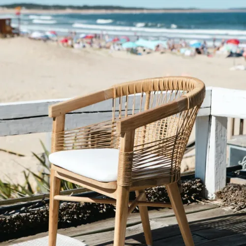 SILLA AVELON C/ALMOHADON en Madera natural - Sillas, Uruguay | Sentido Jose Ignacio