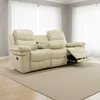 Sillón Reclinable 3 Cuerpos Pu Natural-beige Mr2138 Cream en CREAM - Sillones y sofás, Uruguay | Divino, vista 1 de 7