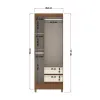 Ropero FIT 3.2 en Blanco - Roperos y placares, Uruguay | Palermo Casa Deco, vista 7 de 7