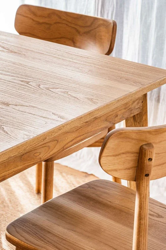 MESA COMEDOR NORDICA EXTENSIBLE - 1.80 A 2.30 MTS en Madera natural - Mesas de comedor, Uruguay | La Iberica, vista 5