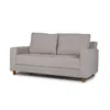 Sofá Modus (Outlet) - Tela Microfibra - 2 cuerpos - Berlin 02 (Beige) en Beige - Sillones y sofás, Uruguay | NYR, vista 1 de 3