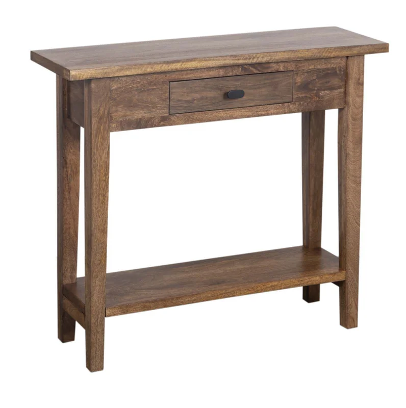 Consola Mdf-y-madera Marron Retro Castaño en Marrón - Mesas de living, Uruguay | Divino, vista 3