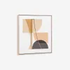 Cuadro Zay con formas geométricas marrón 80 x 80 cm en Marrón - Decoración de pared, Uruguay | Kavehome, vista 6 de 6