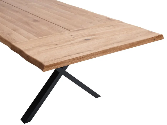 Extensión mesa ROSKILDE/ROSLEV 95x50 roble nat en Madera natural - Mesas de comedor, Uruguay | JYSK, vista 3