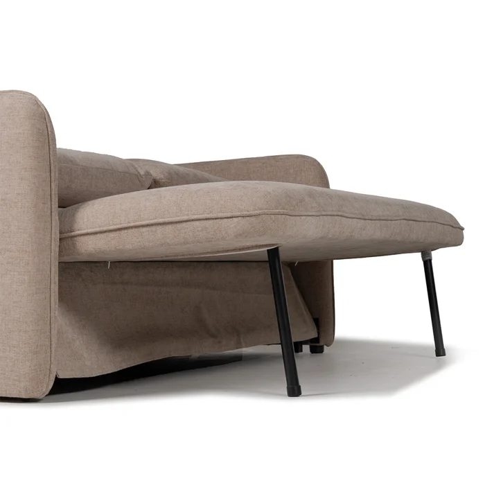 Sofá Cama Spazio - Tela Microfibra - 130 (Beige) en Beige - Sillones y sofás, Uruguay | Nyr, vista 8
