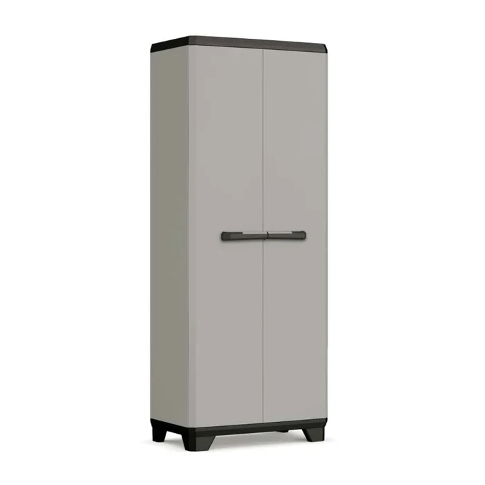Armario Alto Polipropileno Gris Planet en Gris - Muebles para el exterior, Uruguay | Divino, vista 2