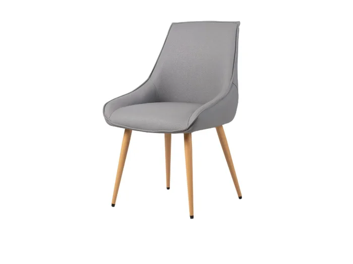Silla BRUNA en PU - Gris en Gris - Sillas, Uruguay | Finkel, vista 2