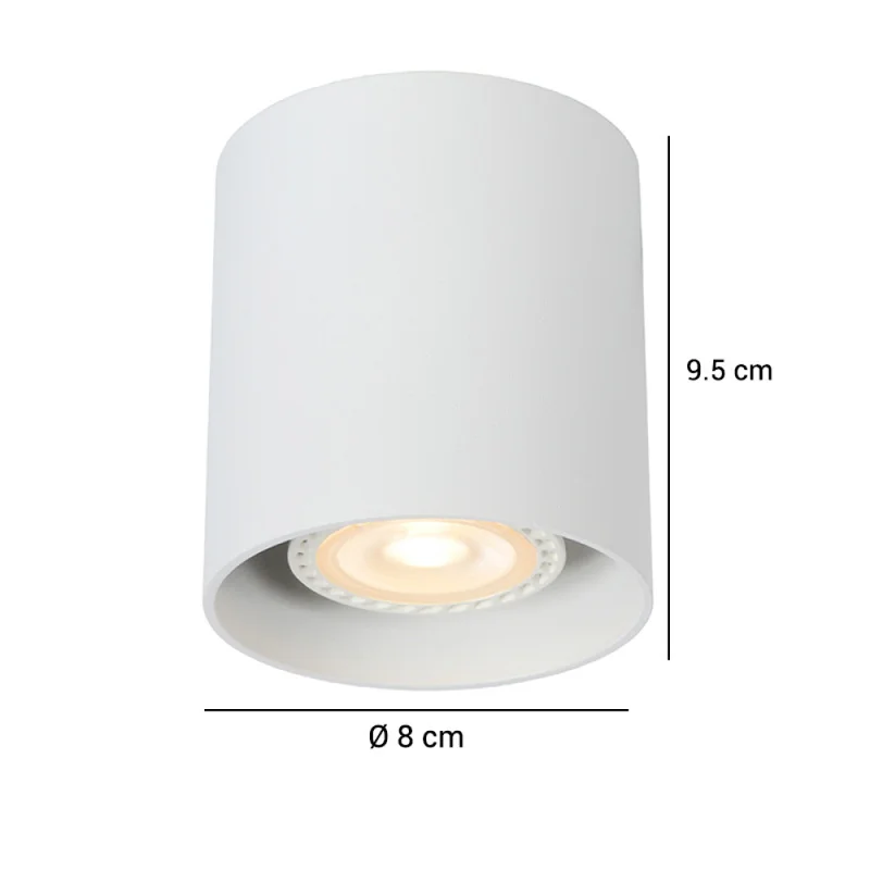 Luminaria de Techo Lux Livorno Downlight Blanco en Blanco - Lámparas colgantes, Uruguay | Serlux, vista 5