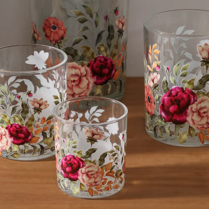 Fanal Estampado Elegant en Multicolor - Velas y Portavelas, Uruguay | Tiendas Montevideo