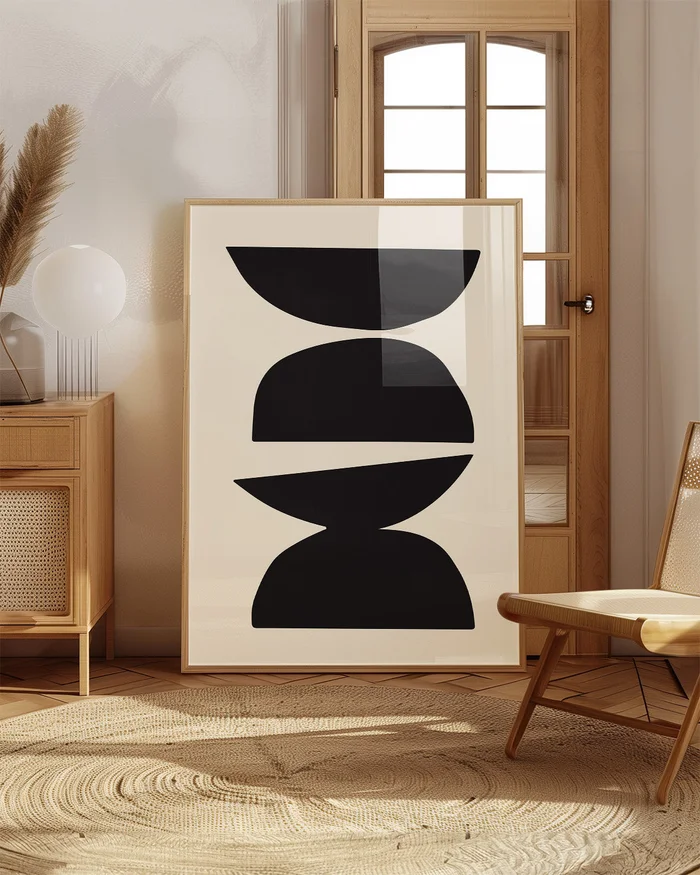 Abstractos Neutros - Serie N.13 en Multicolor - Láminas, Uruguay | La Cuadrería, vista 2