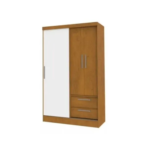 Ropero Alicante 3 Puertas 2 Cajones Avena/blanco en Multicolor - Roperos y placares, Uruguay | Albanés