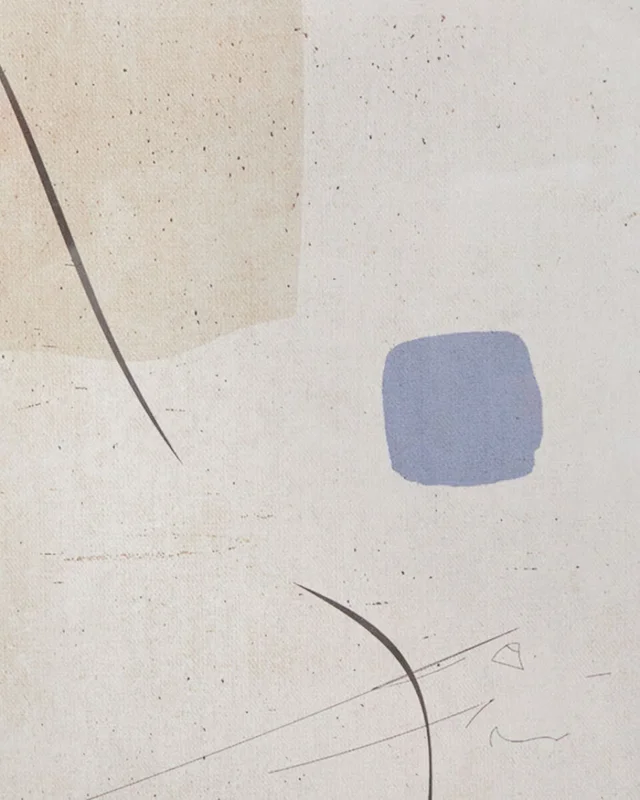 Cuadro abstracto Sormi beige 50 x 70 cm en Beige - Decoración de pared, Uruguay | Kavehome, vista 3