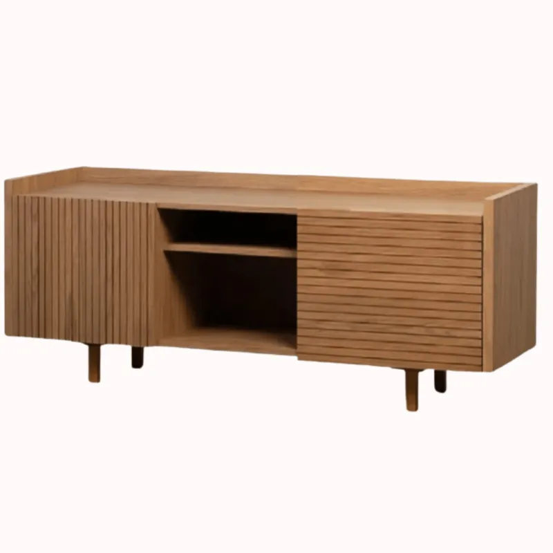 RACK DINAMARCA en Madera natural - Muebles para TV, Uruguay | Forum Design