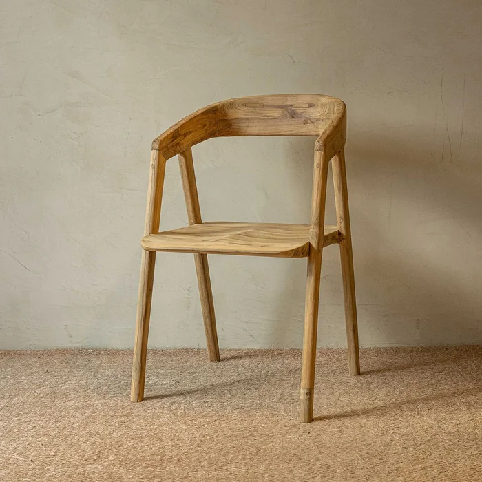 Silla Carmen en Madera natural - Sillas, Uruguay | De Arcos