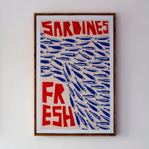 lámina sardinas ii - Decoración de pared, Uruguay | Proyectoforma