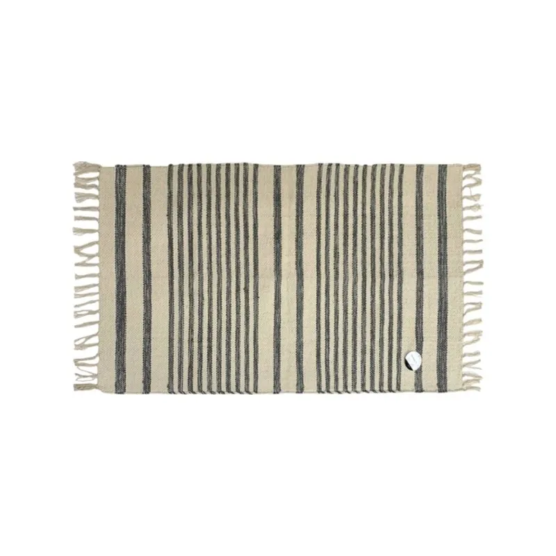 ALFOMBRA C/FLECOS 69X114CM LÍNEAS - Textiles, Uruguay | Decohogar
