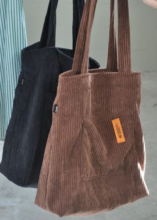 T02 — tote bag pana en Marrón - Textiles, Uruguay | Funlo Project