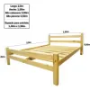 Cama 2 plazas pino - Dormitorio, Uruguay | Que Sal Muebleria, vista 2 de 3