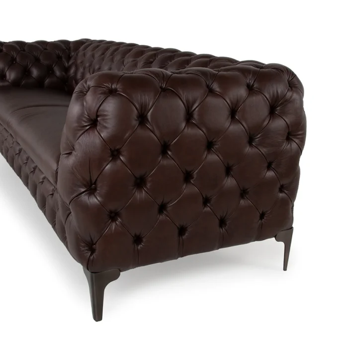 Sofá Rembrandt - Cuero Advanced - 3 cuerpos - Havana - (Preventa) en Marrón - Sillones y sofás, Uruguay | Nyr, vista 4