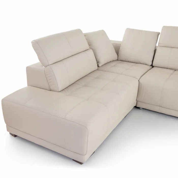Rinconera Seúl - Cuero Básico - Chaise izquierdo - Arena - (Preventa) en Beige - Sillones y sofás, Uruguay | NYR, vista 3