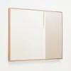 Cuadro abstracto Salin con raya horizontal de lino 80 x 100 cm en Beige - Decoración de pared, Uruguay | Kavehome, vista 5 de 5