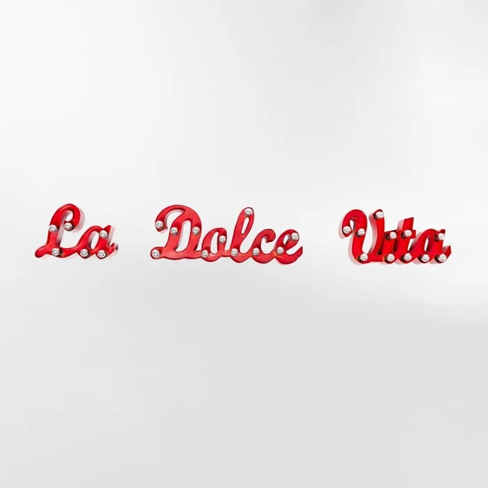 LUMINARIA DE PARED LA DOLCE VITA ROJO  en Rojo - Lámparas de mesa, Uruguay | Viasono, vista 3