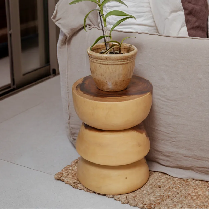 Mesa de Arrime de Teca Kata | Casakos Uruguay en Madera natural - Butacas, banquetas y puffs, Uruguay | Casakos