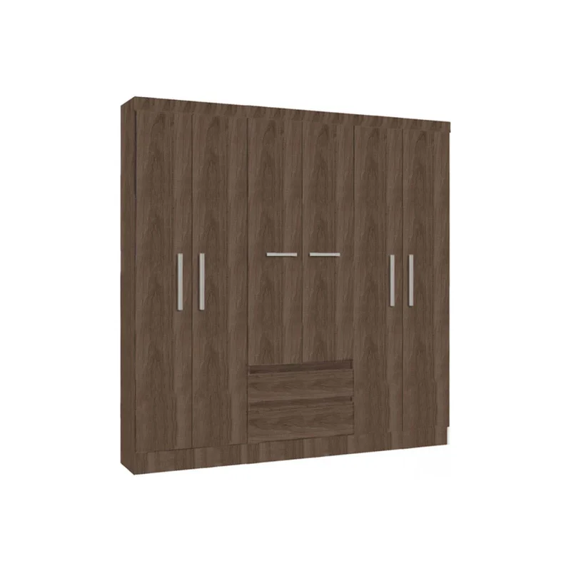 Placard Ropero 6 Puertas Mdp Marron 0600r Viena en MALBEC - Roperos y placares, Uruguay | Divino, vista 3