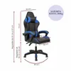Silla Gamer Gaming Ergonomica Reclinable - PU - Azul en Azul - Escritorios y sillas de escritorio, Uruguay | Rústico Hogar, vista 5 de 5