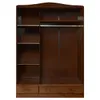 Ropero 3 puertas Linea Agata en Marrón - Roperos y placares, Uruguay | La Cueva Muebles, vista 3 de 4