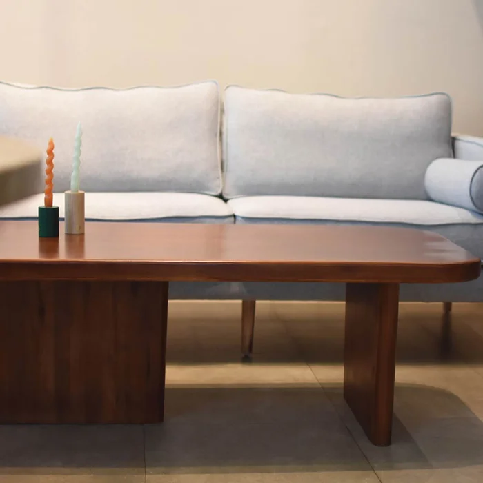 Mesa de centro Noah - Nogal en Marrón - Mesas de living, Uruguay | Walnut, vista 4