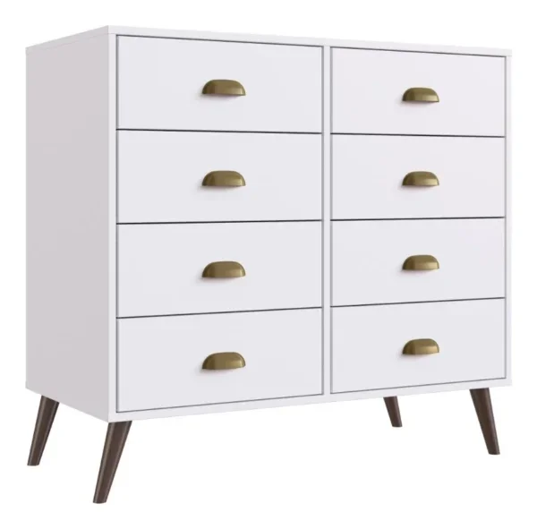 Cómoda Cajonera 8 Cajones en Blanco - Cómodas, Uruguay | Palermo Casa Deco, vista 2