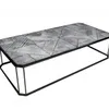 MESA CENTRO LOMBARDIA FD164 ROBLE/METAL 160X80X40H CM en Multicolor - Mesas de living, Uruguay | Vinibel, vista 1 de 3